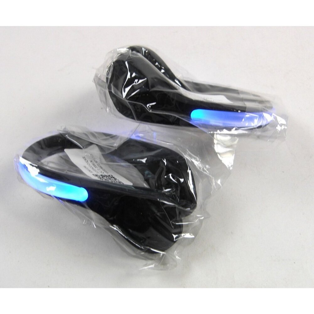 LED 2PCS Clip Shoe Lights Night Safety for Outdoor Running Walking Cycling blue